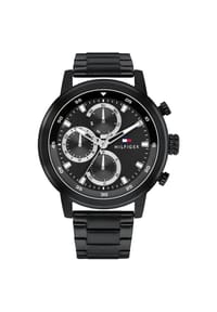 TOMMY HILFIGER ROCKY - Herren Chronograph "1792217" - SCHWARZ