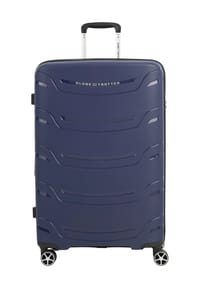 GLOBETROTTER - HENNE 4-Doppelrollen-Trolley, Hartschale, TSA-Zahlenschloss - NAVY