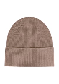 GALERIA - Seide-Cashmere Strickmütze, Umschlag, für Damen - BLACK