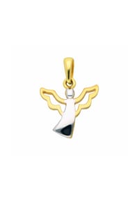 Adelia's - Adelia's Damen Engelanhänger 333 Gold ( 8K ) – Goldanhänger Engel - silber