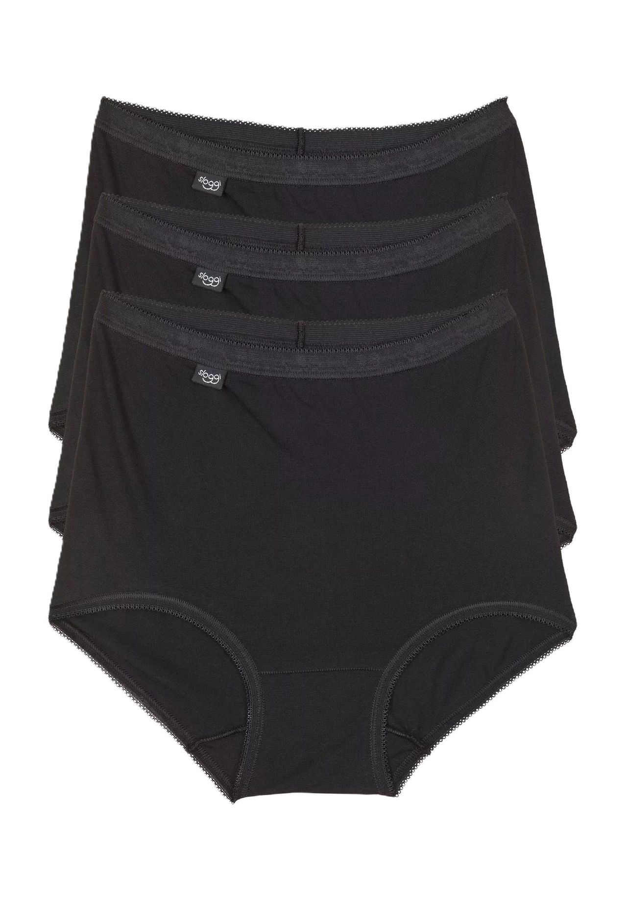 Sloggi, Damen, Unterhosen, Basic+ Maxi Slip, Schwarz, (3er Pack, 48) - Bild 7
