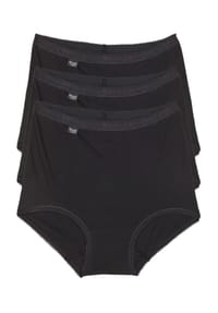 sloggi - Basic+ Maxislip, 3er-Pack, für Damen - BLACK