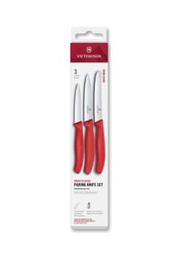 VICTORINOX Gemüsemesser Set - SWISS CLASSIC - ROT