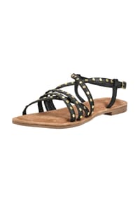 LAZAMANI - Leder/Textil Sandalen - Leopard
