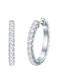 TRILANI 1934 - Damen Ohrringe aus 925/- Sterling Silber in Silber mit Zirkonia - silber