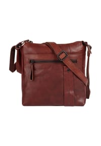 SPIKES & SPARROW® - Umhängetasche Echt Leder - cognac