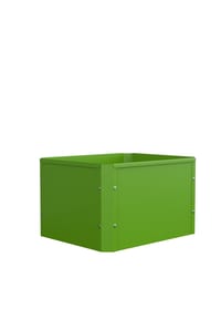 VCM. Metall Beet rechteckig | stehender Pflanzkasten | Blumenkasten fr  Garten Terrasse Balkon | Blumentopf H. 30 x B. 50 x. T. 40 cm | Balora M |  GALERIA
