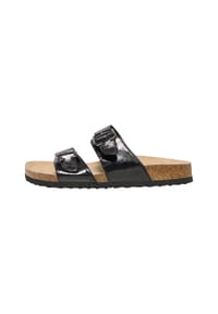 ONLINE SHOES - Pantolette Maxi Schlappen - schwarz
