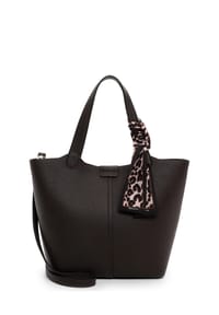 Tamaris - GEORGIA Shopper, Kunstleder, Magnetdruckknopf, für Damen - 100 BLACK
