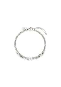 s.Oliver - Armband - mit Infinity und Schmuckperlen - roségold