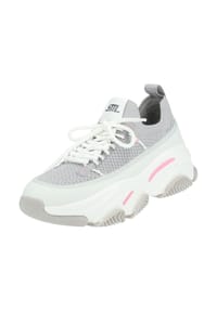 STEVE MADDEN - Lederimitat/Mesh Sneaker - Grau/Weiß