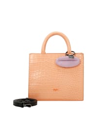 Buffalo Big Boxy - Henkeltasche Big Boxy Collection Croco mit abnehmbarem Anhänger - Orange Tan
