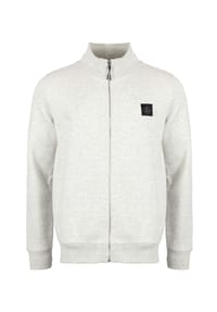 ROADSIGN® australia - Herren Sweatjacke Explorer mit Turtleneck & Reißverschluss aus Sweatqualität - weiss