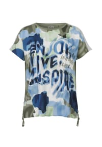 VIA APPIA -DUE- - Bluse Große Größen - salbei multicolor
