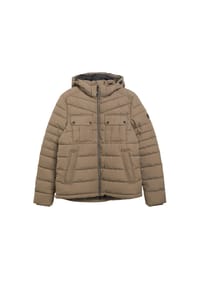 s.Oliver - Steppjacke, Stehkragen, für Herren - 9999 GREY/BLACK