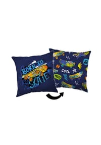 COFI - Skate Kopfkissen  Premium Dekokissen mit beidseitigem Digitaldruck - Mehrfarbig 40x40 cm