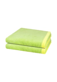 Cawö 2 X Duschtuch im Set Lifestyle Splash - Lifestyle Splash - Capri / pistazie