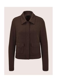 MADELEINE - Jerseyblazer in Waffeloptik - braun / taupe