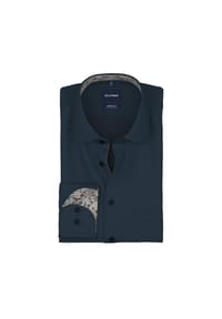 OLYMP - Businesshemd Luxor, Comfort Fit, Langarm, Kent, für Herren - 18 MARINE