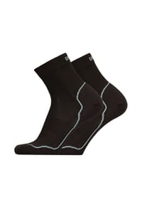 UphillSport® - Laufsocken 2er Pack ohne reibende Nähte - black/l.grey