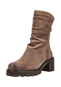 paul green - Veloursleder Stiefelette - Braun