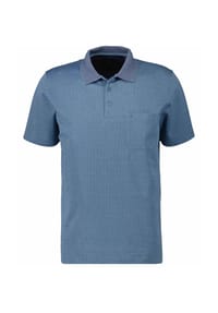 RAGMAN - Poloshirt, Brusttasche, für Herren - 73 MARINE MELANGE