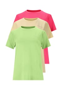 ENDURANCE - T-Shirt Yonan V2 3er-Pack mit Quick-Dry-Technologie - 1001 Black