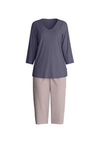 CALIDA - Damen 3/4-Pyjama Flower Nights - 220 PEACH ROSE