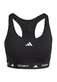 adidas - Techfit Sport-BH, Elastikbund, Racerback, für Damen - BLACK