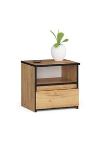 Akord - Nachttisch CL1 mit 1 Schublade und 1 Einlegeboden - artisan-eiche