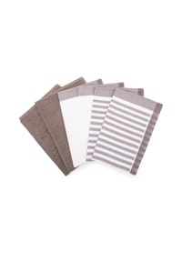 ROSS® 4 X Geschirr- 2 X Küchentuch im Set Superior - Superior - Anthrazit