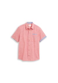 TOM TAILOR - Freizeithemd, Regular Fit, Kurzarm, Kent, für Herren - 40510 SURF BLUE