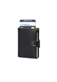 MARGELISCH - Kreditkarten-Minibörse noonyu single col.edge - black-limegreen