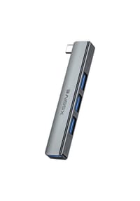 COFI - Xssive 4in1 USB-Hub auf USB-C - Grau One Size