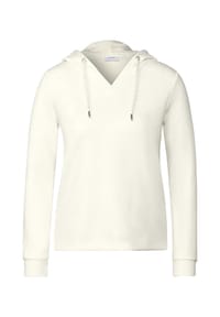 CECIL - Hoodie, Tunnelzug, für Damen - 13474 VANILLA WHITE