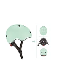 GLOBBER - HELM GO-UP LIGHTS Gr. XXS/XS 45-51 mint - mint