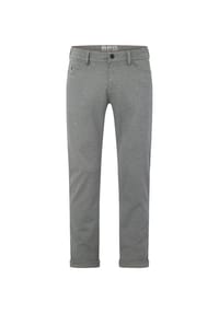 redpoint - Slim-Fit Jersey Melange Stretchhose Kanata - grey
