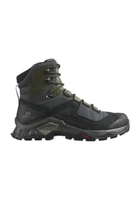 salomon - Trekkingschuhe "Quest Element GTX", wasserdicht, rutschfest, für Herren - BLACK/GREEN/OLIVE