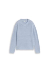 DENIM TOM TAILOR - Pullover, Rundhals, für Damen - 41146 BEIGE WHITE