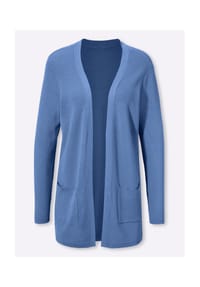 Sieh an! - Long-Strickjacke - anthrazit