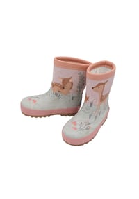 maximo® - Gummistiefel Reh Winterfutter, Reflekt 3M - ash rose