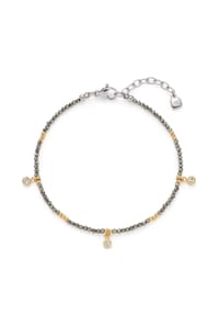 LEONARDO - Damen Armband, Edelstahl mit Pyrit - MEHRFARBIG