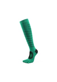 MUNADUNA - Yoga-Kniestrümpfe mit offenem Spann - Anti-Rutsch Zehensocken,Atmungsaktiv,Baumwolle - Grau
