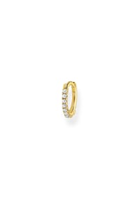 Thomas Sabo Charming - Einzel Creole weiße Steine gold - silberfarben