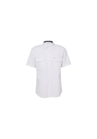 s.Oliver - Freizeithemd, Regular Fit, Kurzarm, Button-Down-Kragen, für Herren - 0100 WHITE