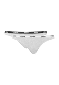 PUMA® - Slips, 2er-Pack, Logo-Bund, für Damen - 200 BLACK
