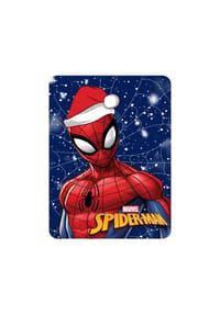 MARVEL - Spiderman Xmas Fleece Kuscheldecke Kinderdecke Winterdecke 100x140 cm - 