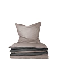 SCHIESSER - Wende-Bettwäscheset Doubleface aus kuschelweichem Feinbiber - Blau