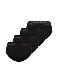 TRIUMPH - Midi Slip 4er Pack Feel of Modal - Beige / schwarz