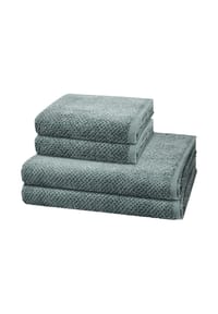 Cawö 2 X Handtuch 2 X Duschtuch im Set Pure - Pure - Beige